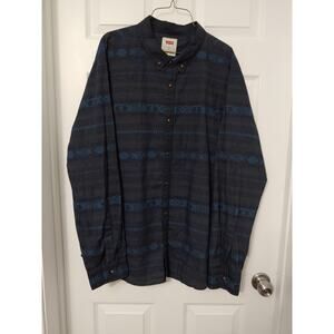 Mens Levi Aztec Print Button Front sz xxl